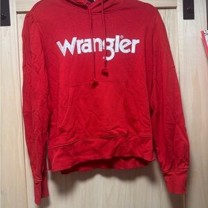 Retro Wrangler Red Hoodie